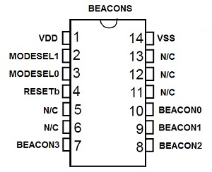Pinout for airport beacon lights LED circuit